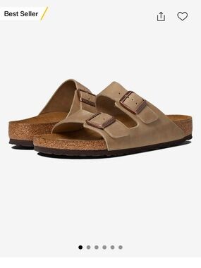 Birkenstock sandals - 6-6.5 (EU 37) narrow - Arizona Soft Footbed-oiled leather
